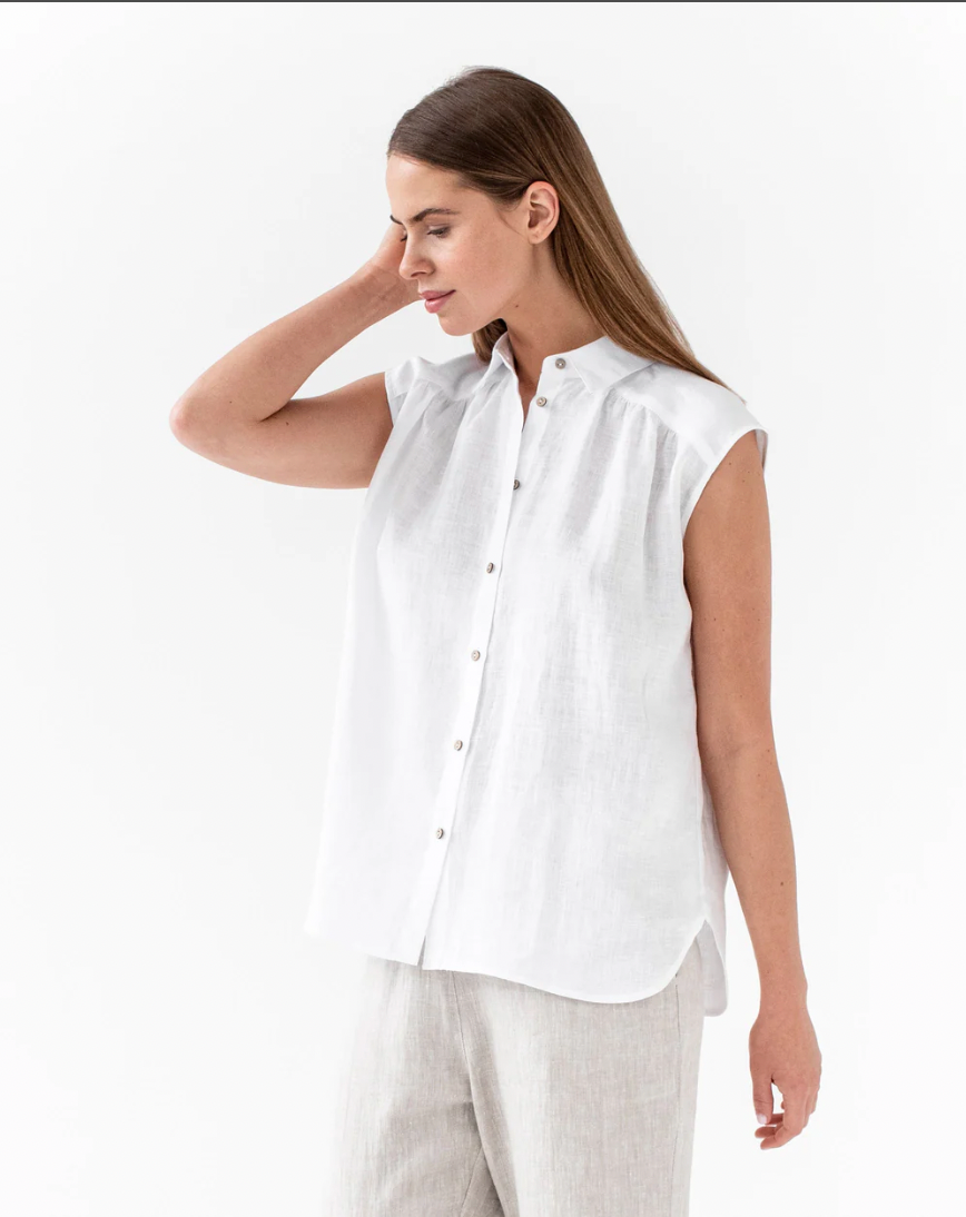 Women's DAISY Linen Blouse