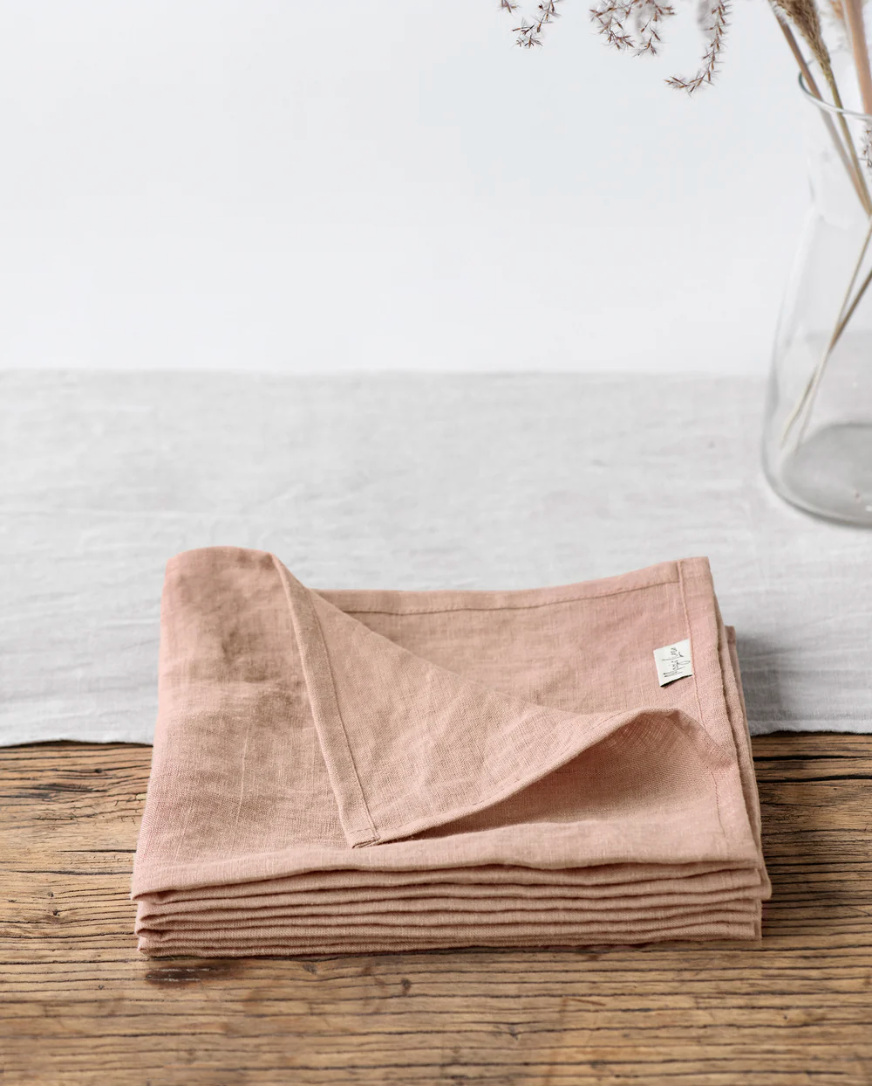 2pcs Linen Napkins Set